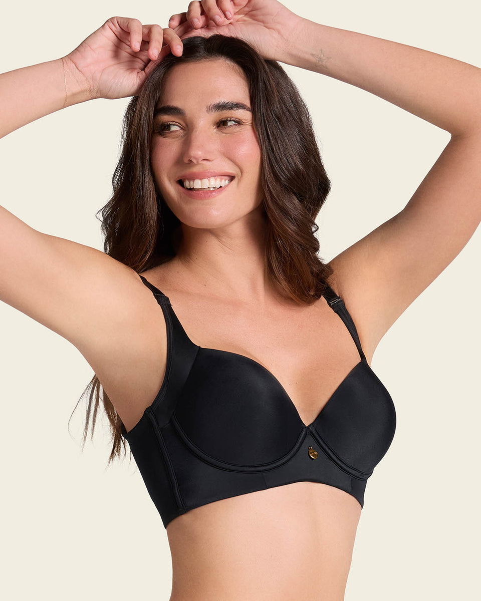 Sujetador de push up suave y cubrimiento alto en sisa y espalda Cover Bra