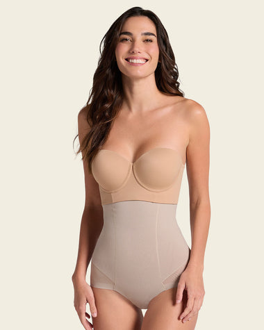 Braga faja invisible de tiro alto y control de abdomen#color_802-habano-claro