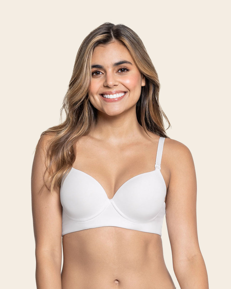 Sujetador triangular de push up alto