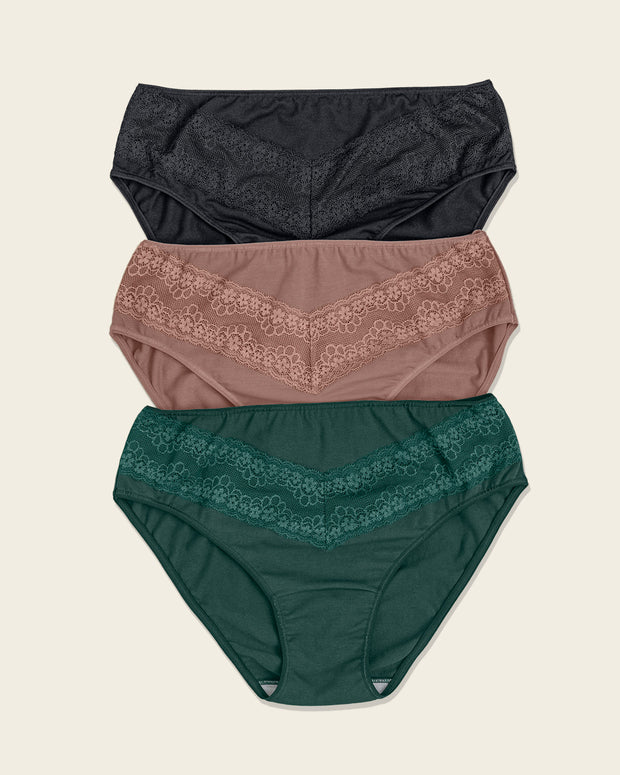 3 bikinis elegantes clásicos y confortables#color_s27-verde-negro-salmon