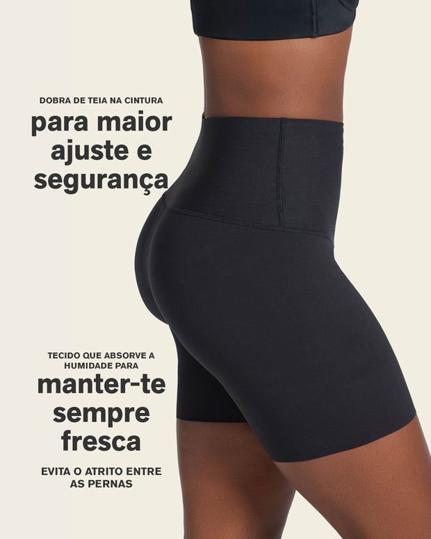 Short de control de abdomen y cintura que disimula la celulitis#color_700-negro