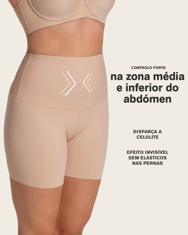 Short de control de abdomen y cintura que disimula la celulitis#color_802-habano-claro
