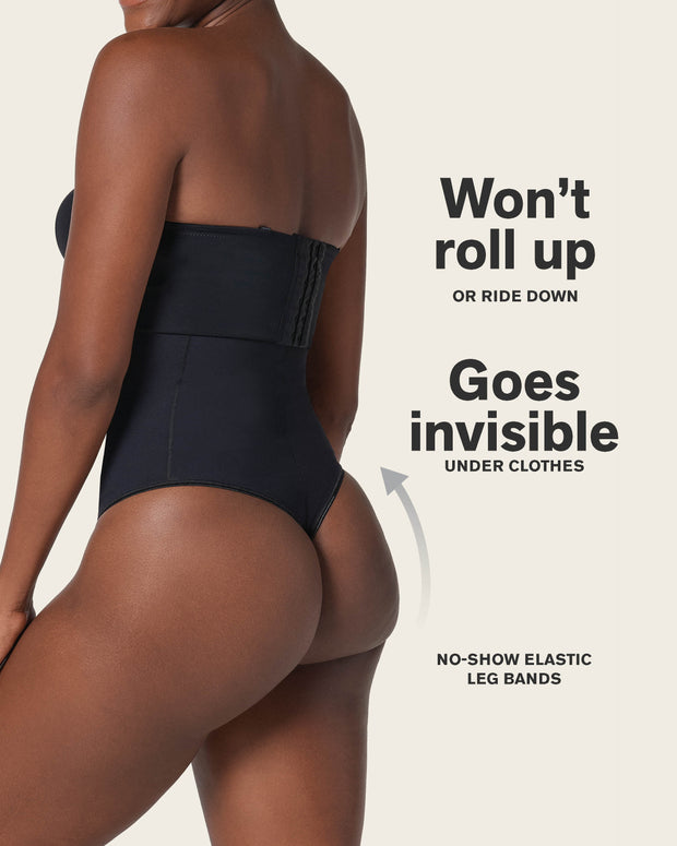 Braga faja de control estilo tanga y efecto cintura reloj de arena#color_700-negro