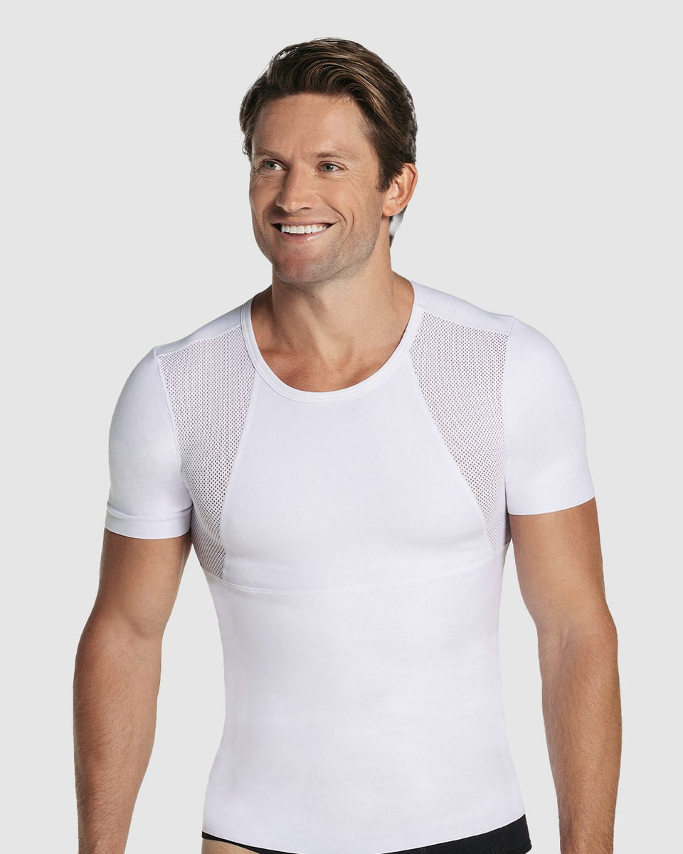 Camiseta manga corta de control moderado