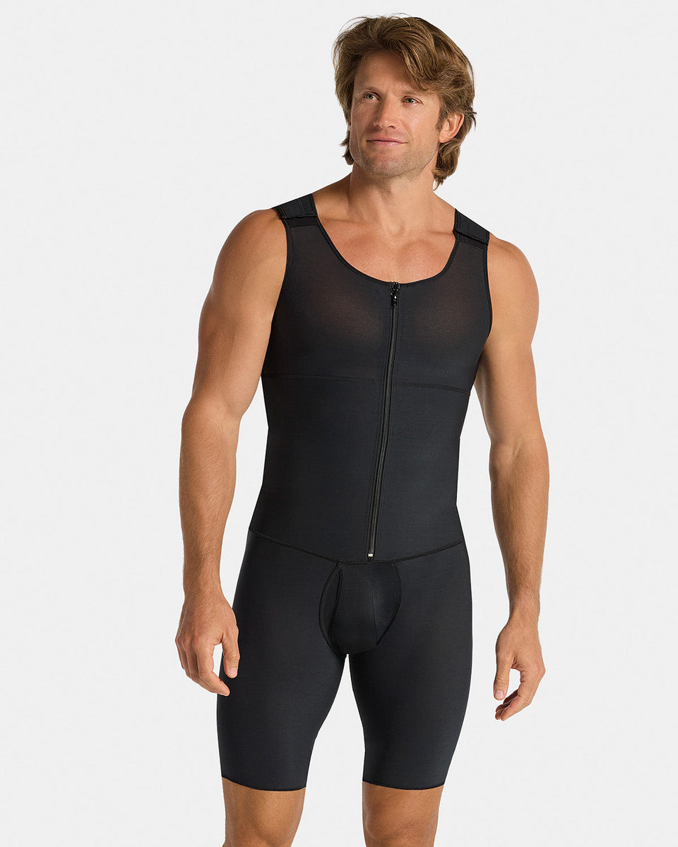 Faja postoperatoria de reducción de abdomen y control de muslos en powerslim