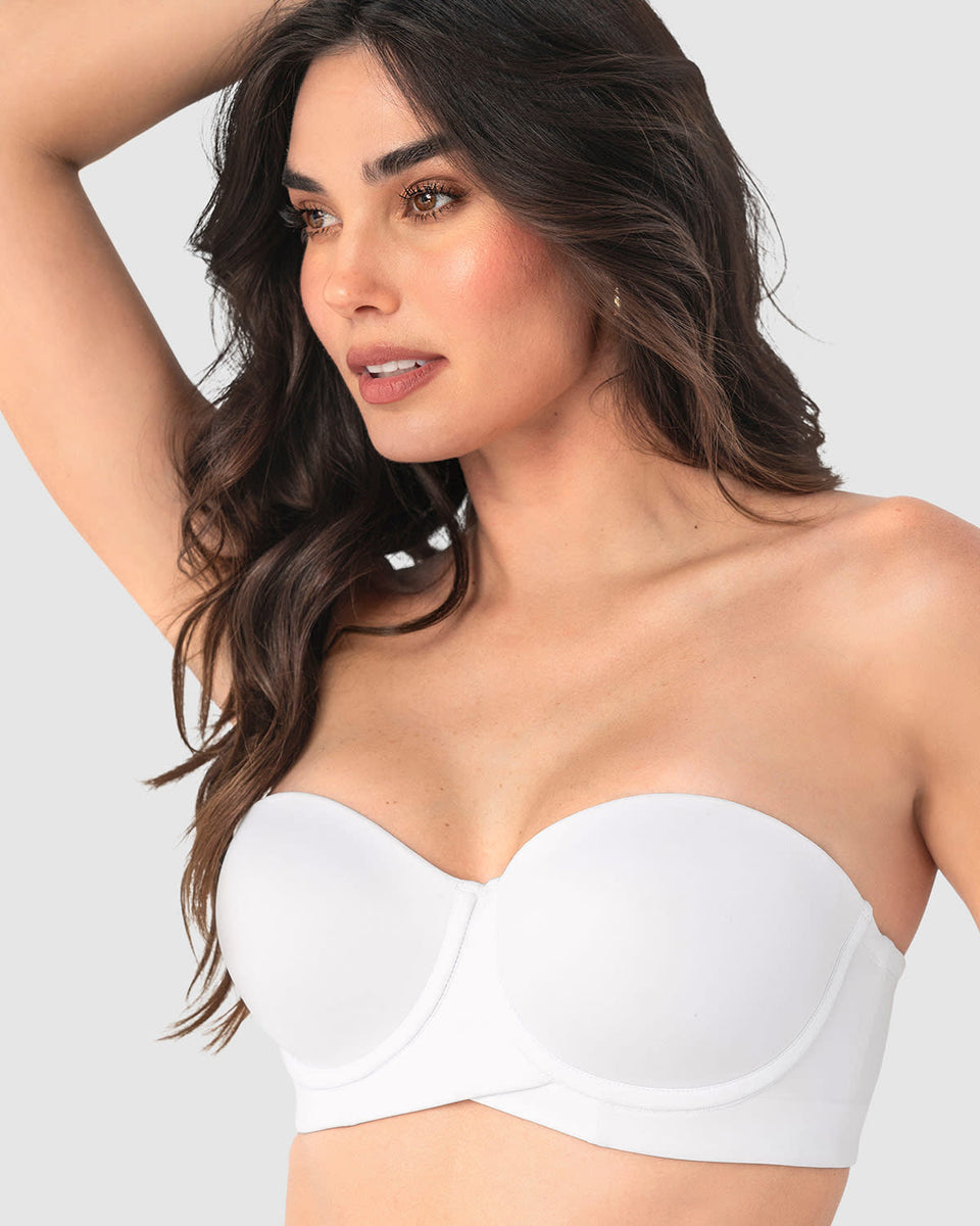 Sujetador  sin  tirantes ideal para pecho mediano y grande