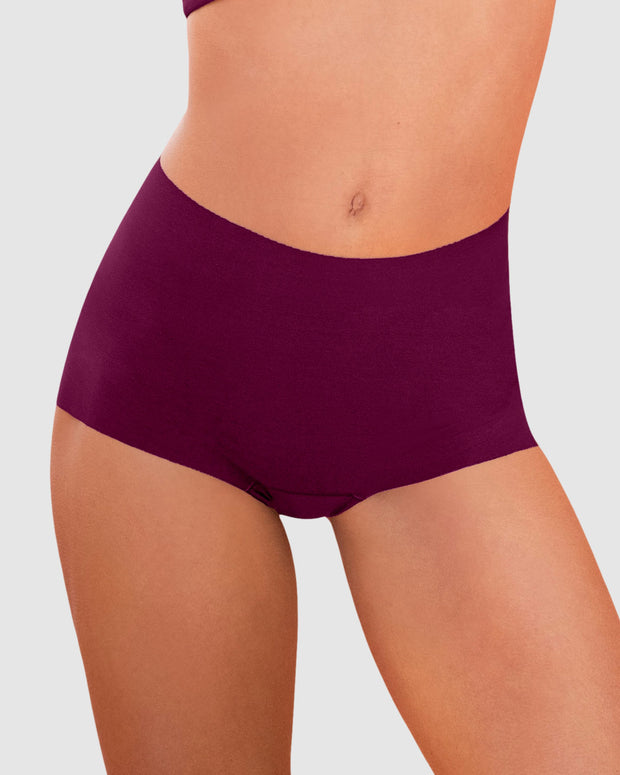 Bóxer efecto invisible tiro alto#color_466-vino-tinto-oscuro