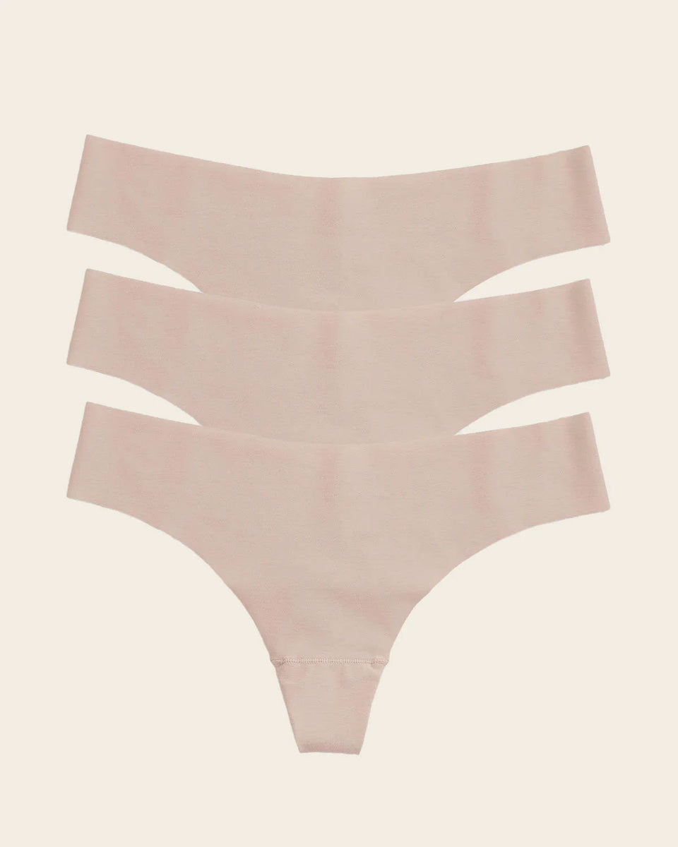 Braga tanga invisible ultraplana sin elásticos y de pocas costuras