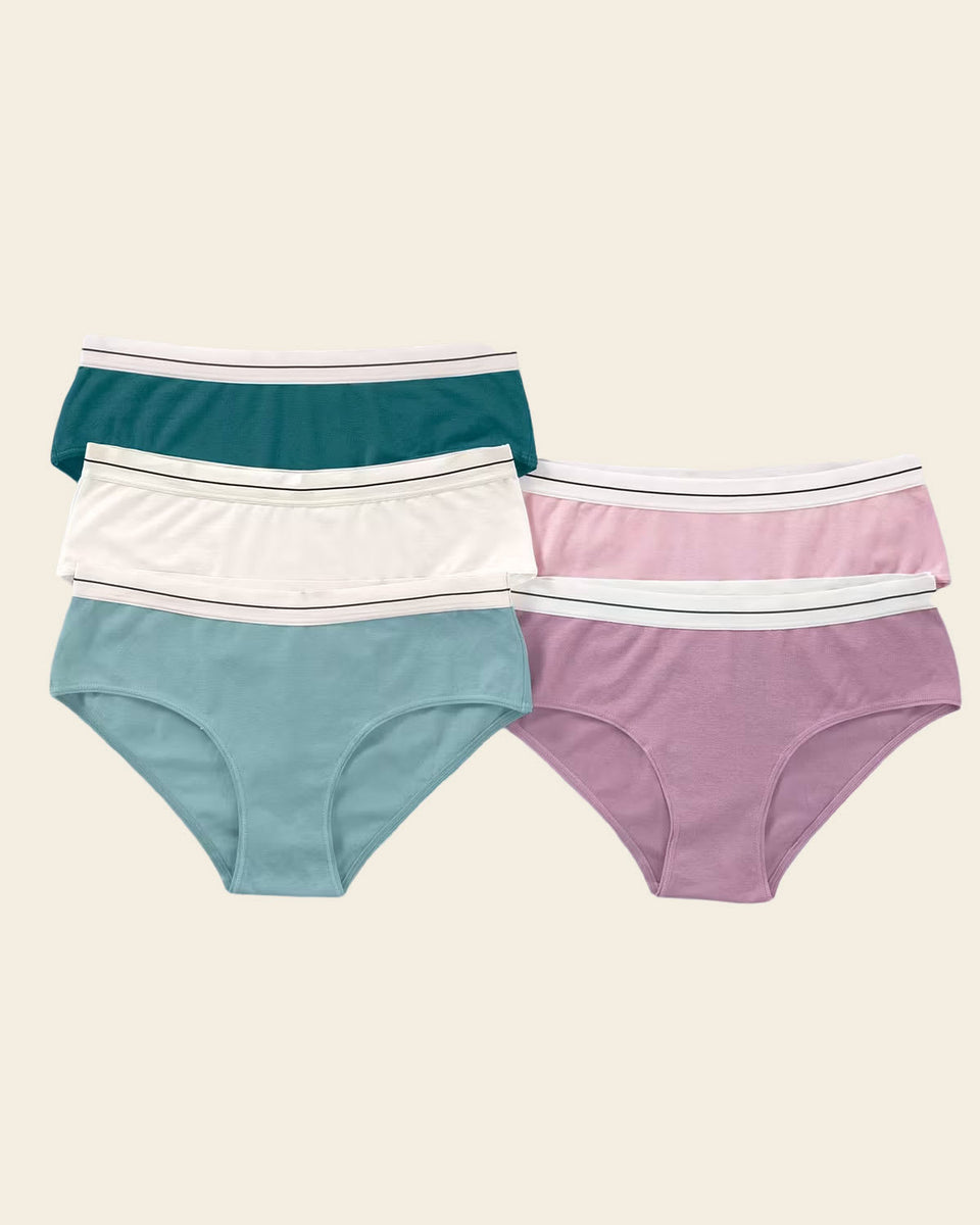 Paquete x 5 bragas estilo culotte