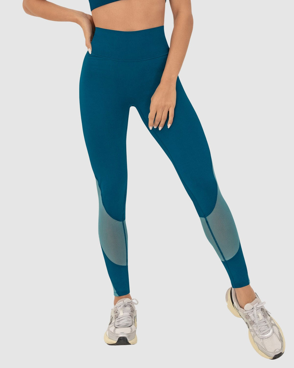 Legging con mallas laterales Leonisa Active by Silvy Araujo