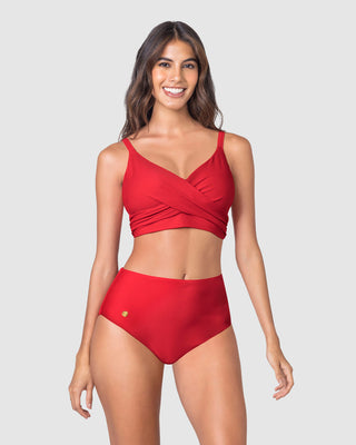 Bikini con braga tiro alto y top de buen cubrimiento#color_377-rojo-medio