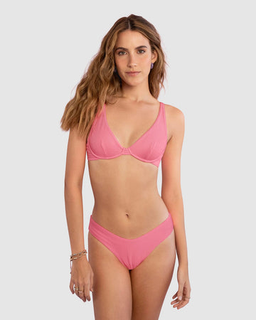 Bikini de escote profundo aro libre#color_376-rosado