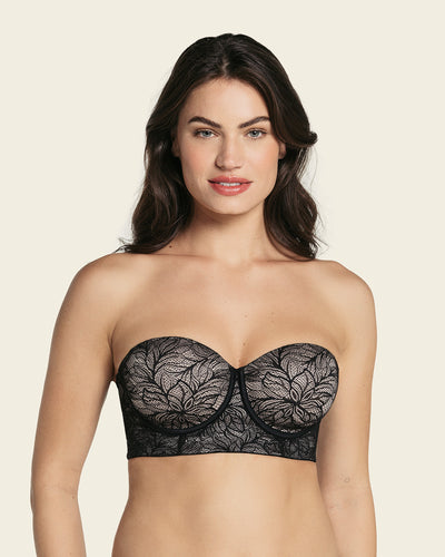 Sin tirantes bustier 360° de perfección en encaje#color_700-negro