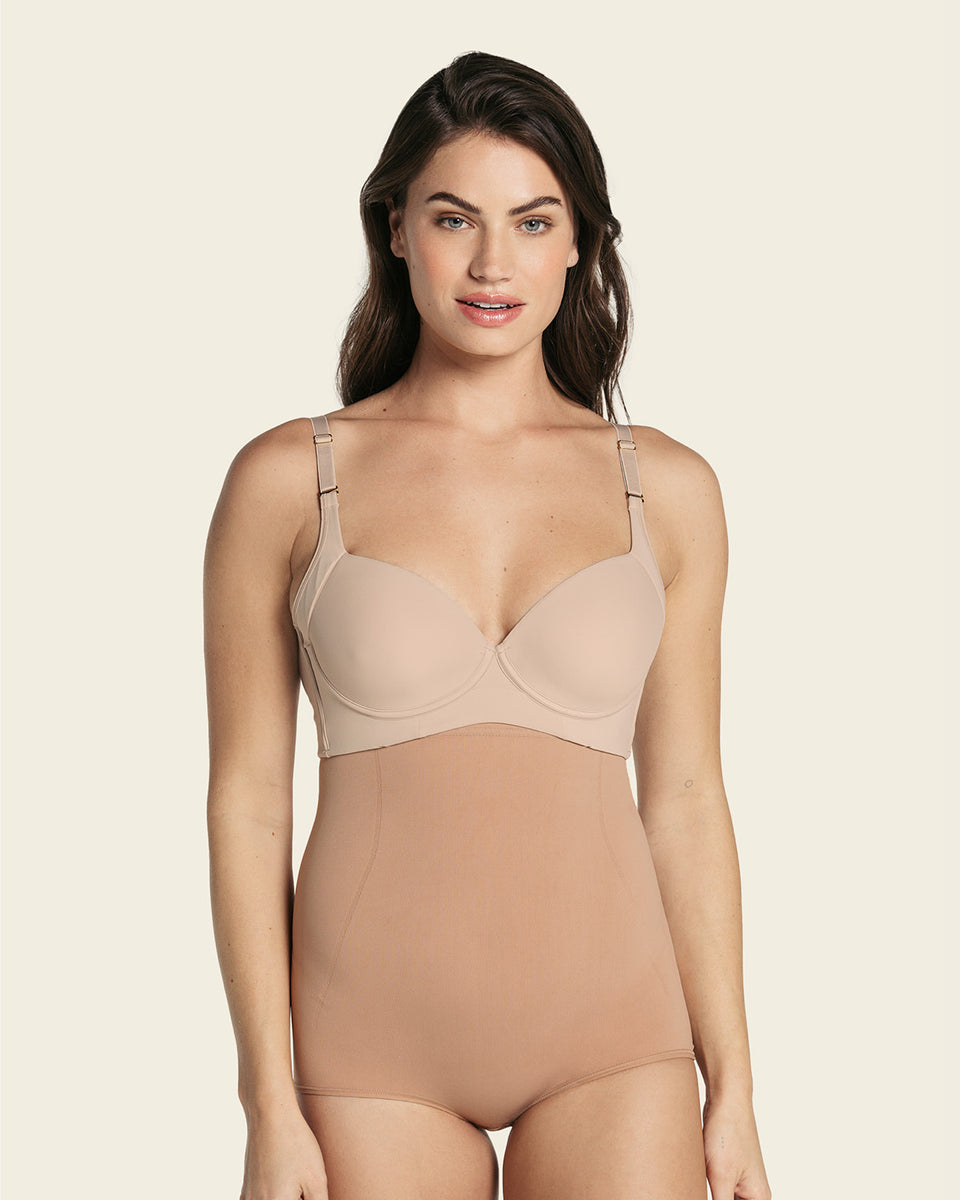 Faja invisible pecho libre de control suave